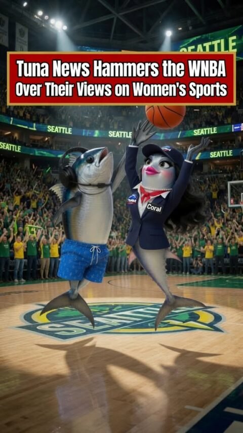 The Tunas have a conversation about men playing in women’s sports.