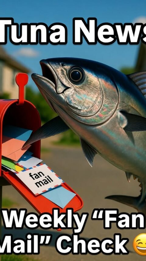 No clue where the original sank into but The Tuna Checks his mail and of course not…