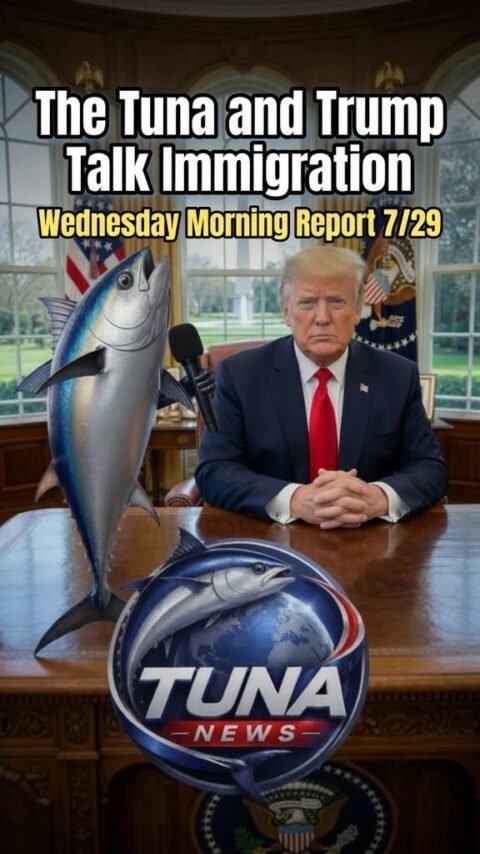 The Tuna tackles immigration numbers with Trump and extends a job offer.